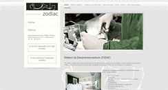 Desktop Screenshot of dierenartsenzodiac.be